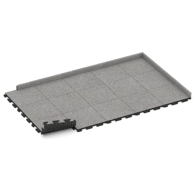 Typische Verlegung oder Einbausituation für den Artikel 5788 von WARCO - Pavimento per eventi, Farbton Grigio melange in der Abmessung 500 x 500 x 30 mm.