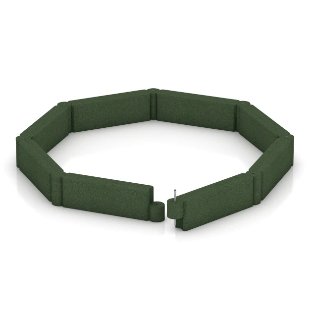 Typische Verlegung oder Einbausituation für den Artikel 2576 von WARCO - Kettenelement, Farbton Grasgrün in der Abmessung 100 x 15 x 30 cm.