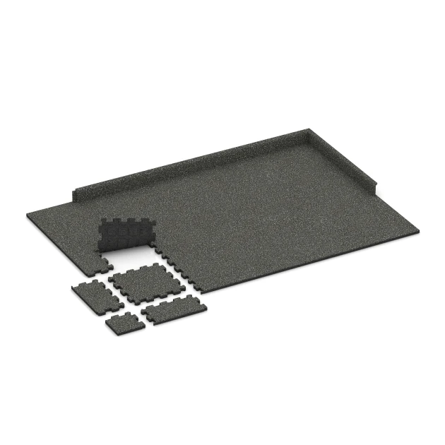 Typische Verlegung oder Einbausituation für den Artikel 5422 von WARCO - Piastrella per scale, Farbton Granito grigio scuro in der Abmessung 30,6 x 30,6 x 2 cm | 0,094 m².