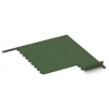 Typische Verlegung oder Einbausituation für den Artikel 3786 von WARCO - Cordolo in gomma, Farbton Verde erba in der Abmessung 100 x 5 x 25 cm.