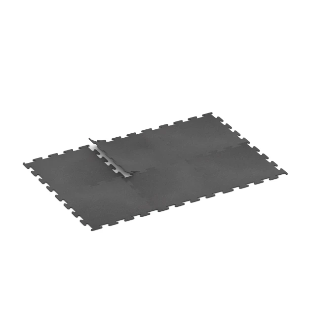 La situation d'installation typique du produit 3747 de WARCO - Fitness Performance Elite Revêtement Sportif, en couleur Anthracite dans les dimensions 100 x 100 x 1,5 cm | 1,00 m².