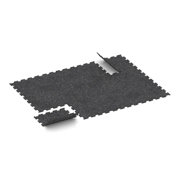 Typische Verlegung oder Einbausituation für den Artikel 3779 von WARCO - Fitness Performance Elite Trainingsboden, Farbton Leicht Grau Gesprenkelt in der Abmessung 50 x 50 x 1 cm | 0,25 m².