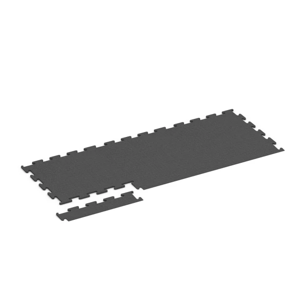 La situation d'installation typique du produit 6594 de WARCO - Rampe de bord Fitness Performance Elite, en couleur Anthracite dans les dimensions 100 × 20 cm | 0,5 < 2 cm.
