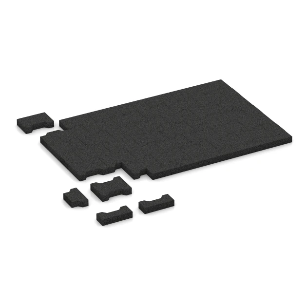 Typische Verlegung oder Einbausituation für den Artikel 3845 von WARCO - Pflasterstein, Farbton Anthrazit in der Abmessung 20 × 16,5 × 4,3 cm | 0,0278 m².