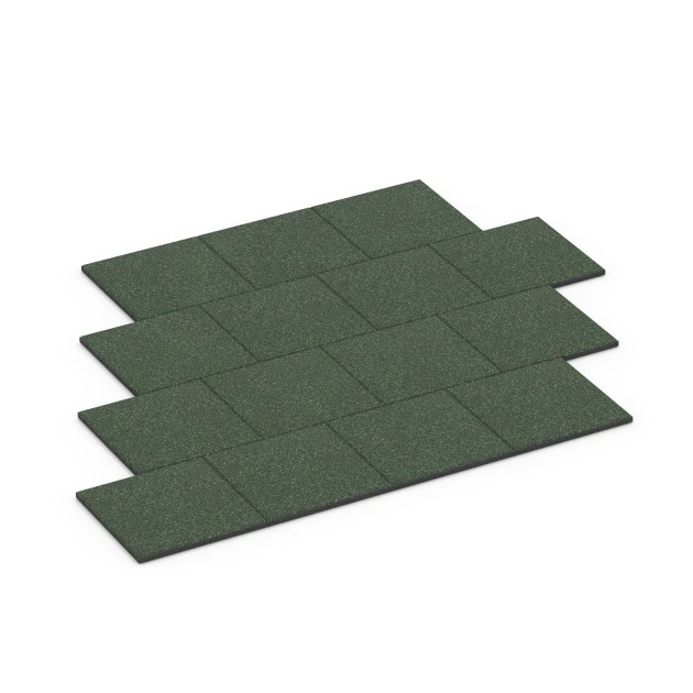 Typische Verlegung oder Einbausituation für den Artikel 6415 von WARCO - Piastrella antitrauma – 90 cm, Farbton Prato inglese in der Abmessung 50 x 50 x 3 cm | 0,25 m².