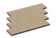 Dalle amortissante EPDM – 210 cm