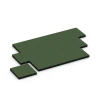 Typische Verlegung oder Einbausituation für den Artikel 6267 von WARCO - Piastrella antitrauma – 180 cm, Farbton Verde erba in der Abmessung 50 x 50 x 6 cm.
