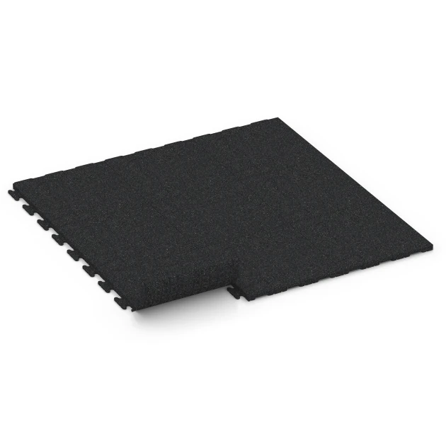 Typische Verlegung oder Einbausituation für den Artikel 6190 von WARCO - Fitnessboden-Fliese Classic, Farbton Anthrazit in der Abmessung 50 x 50 x 3 cm | 0,25 m².