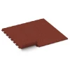 Typische Verlegung oder Einbausituation für den Artikel 7053 von WARCO - Piastrella in gomma Linea, Farbton Rosso mattone in der Abmessung 50 x 50 x 3 cm | 0,25 m².