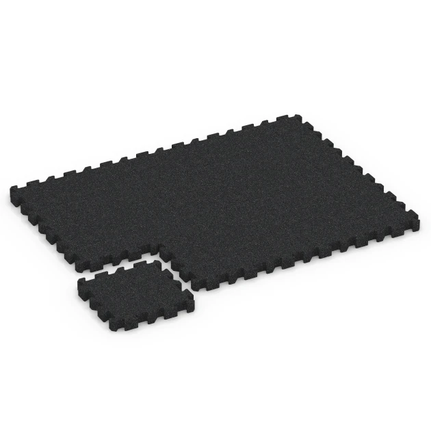 Typische Verlegung oder Einbausituation für den Artikel 6309 von WARCO - Fallschutz-Puzzlematte, Farbton Anthrazit in der Abmessung 50 x 50 x 6 cm | 0,25 m².
