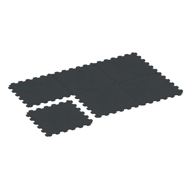Typische Verlegung oder Einbausituation für den Artikel 6376 von WARCO - Tappetino Protettivo Fitness, Farbton Antracite in der Abmessung 102,5 x 102,5 x 1,5 cm | 1,05 m².