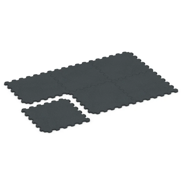 Typische Verlegung oder Einbausituation für den Artikel 6322 von WARCO - Tappetino Protettivo Fitness, Farbton Antracite in der Abmessung 102,5 x 102,5 x 3 cm | 1,05 m².
