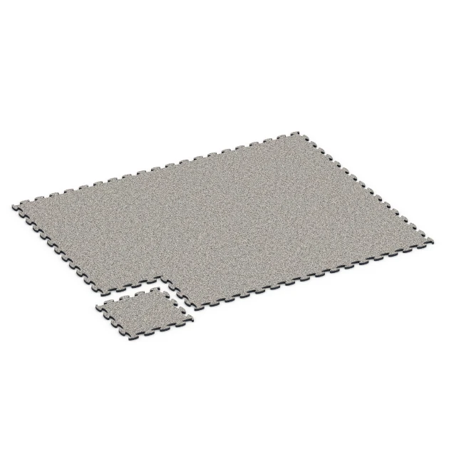La situation d'installation typique du produit 6752 de WARCO - Dalle aire de jeux, en couleur Granit gris dans les dimensions 44,6 x 44,6 x 1,8 cm.