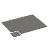 Typische Verlegung oder Einbausituation für den Artikel 6823 von WARCO - Fitness Active pavimento, Farbton Granito grigio scuro in der Abmessung 44,6 x 44,6 x 1,8 cm.
