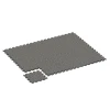 La situation d'installation typique du produit 6913 de WARCO - Dalle clipsable sol d'exposition, en couleur Granit gris foncé dans les dimensions 44,6 x 44,6 x 1,8 cm.