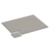 Typische Verlegung oder Einbausituation für den Artikel 6860 von WARCO - Fitness Max Floor System, Farbton Granito grigio in der Abmessung 44,6 x 44,6 x 1,8 cm.