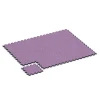 Typische Verlegung oder Einbausituation für den Artikel 6936 von WARCO - Pavimentazione antitrauma puzzle, Farbton Lavanda in der Abmessung 44,6 x 44,6 × 2,8 cm.
