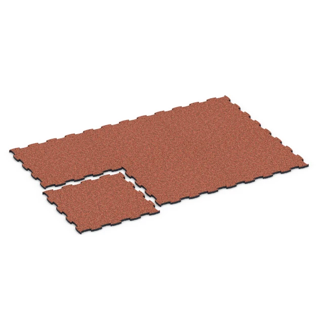 Typische Verlegung oder Einbausituation für den Artikel 6854 von WARCO - Fitness Active Floor System, Farbton Feuersglut in der Abmessung 97,1 x 97,1 x 2,8 cm.
