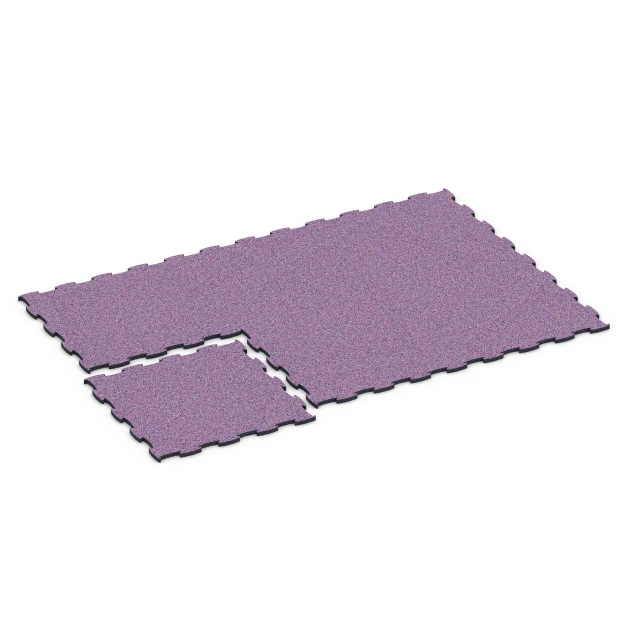 Typische Verlegung oder Einbausituation für den Artikel 6855 von WARCO - Fitness Active pavimento, Farbton Lavanda in der Abmessung 97,1 x 97,1 x 2,8 cm.