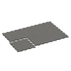 La situation d'installation typique du produit 6886 de WARCO - Dalle Fitness Max, en couleur Granit gris foncé dans les dimensions 97,1 x 97,1 x 2,8 cm.