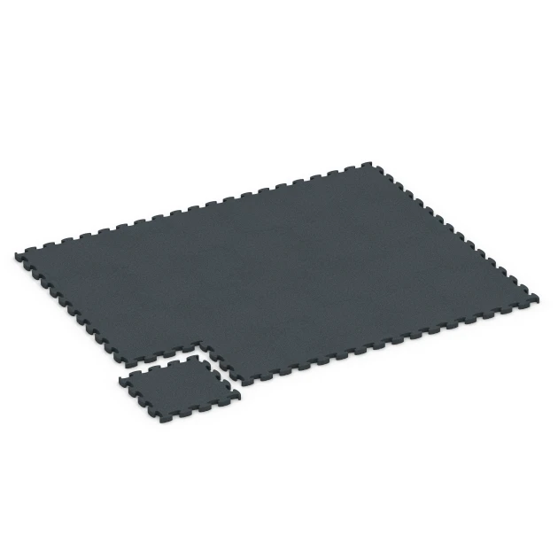 Typische Verlegung oder Einbausituation für den Artikel 6967 von WARCO - Fitness Premium pavimento tecnico, Farbton Antracite in der Abmessung 45,9 x 45,9 x 2,8 cm.