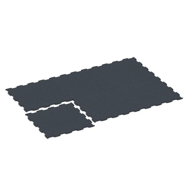 La situation d'installation typique du produit 6962 de WARCO - Fitness Premium sol sportif, en couleur Anthracite dans les dimensions 99 x 99 x 1,8 cm.