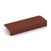 Foto der hinteren Seite vom unsymmetrischen WARCO-Formteil 2606: Bordo in gomma a L, Design Rosso mattone, Maße 100 x 40 cm | 4,5/14,5 cm.